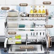 Storage Storage Rack Kitchen Dish Sink Multifunctional Countertop Rack Sink Dishwashing Sink Rack Dr