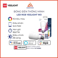 Yeelight W3 smart LED light bulb, E27 twist cap, App control, International version RGB light