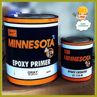 ♂ ۩ ☎ Epoxy Primer Gray High Impact Resistance 1 Gallon SET  Tough 4 Liters SET Domino Unitek USA W