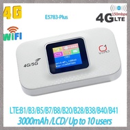(VCBZ) E5783 Plus 4G LTE CAT4 300Mbps Portable with SIM Card Slot Car Mobile Wifi 3000Mah Battery Po