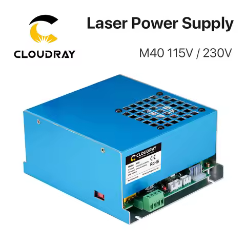 Cloudray 40W CO2 Laser Power Supply M-40 110V 220V for CO2 Laser Engraving Cutting Machine 35-50W MY