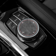 For BMW 1er 3er 3GT 4er 5er 5GT 7er X3 X4 I3  X5 X6 Multimedia Panel Button Trim Sticker Made of Alc