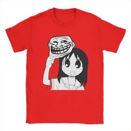 Lelaki T-Shirt Osaka Autistik Lucu Kawaii Ayumu T Kemeja Fesyen Anime Azumanga Daioh Baju Tee Tops
