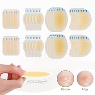20 Pieces Blister Plasters Invisible Hydrocolloid Gel Blister Bandages Blister Cushion Pad for Heel 