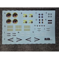 [Ready Stock] TUDM Water Decal F/A-18D Hornet 25th Anniversary 1/72 scale
