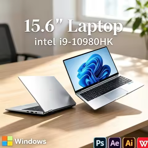 Optimal 15.6" Notebook 2026 Fingerprint Intel Core i9-10980HK Unlock 1TB 2TB SSD 16GB RAM Gaming & O