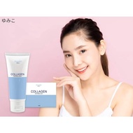【hot sale】 Yumiko Collagen whitening Moisturizing Hydrating Regenerate soap facial cream korean ski
