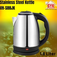 SYK V-Home Stainless Steel Electric Kettle Home Appliances VH-S88JK Elektrik Cerek 1.8 Liter 1350 Wa