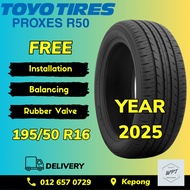 195/50R16 TOYO PROXES R50 (Installation) New Car Tyre Tires WPT NIPPON Tayar Baru Pasang Kereta Whee