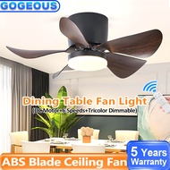 26" Dining Table Small Ceiling Fan Light Nordic Baby Fan Ceiling Mute Mini Ceiling Fan With Light Ki