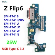 25W Fast USB Type-C Charge Port Jack Dock Connector Charging Board For Samsung Galaxy Z Flip6 / SM-F
