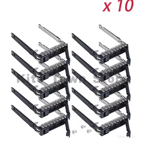 10pcs 2.5" SAS SATA HDD Caddy Tray for HPE DL360 G10 Plus/DL380 DL385 G10 Plus V2/ DL20 DL320 DL325 