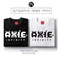 ✇❒✎Graphic Tees Mnl - Gtm Axie Infinity Logo Customized Shirt Unisex Tshirt For Women And Men