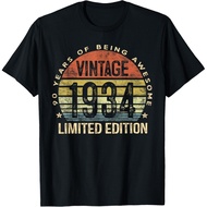 90 Year Old Gifts Vintage 1934 Limited Edition 90Th Birthday Gift  T-Shirt