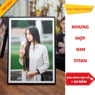 Desktop or Wall Mounted Wooden Photo Frame 13x18 - 15x21 - 18x24 - 20x25 - 20x30cm (Includes Hook an