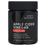 Sports Research Apple Cider Vinegar, 120 Veggie Capsules