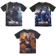 ☫Kids Game T-Shirt Jersey Material | Baju T-Shirt Jersi Game Budak | MOBILE LEGEND | FREE FIRE | Size 10 - 16