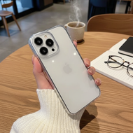 Hard Clear Anti-Shock Back Tube for iPhone Camera Protection - Compatible Models 6/6s/7/8/Plus/X/XS/