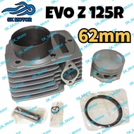 Demak EVO Z 125R EVOZ 125 ZR 150R 62mm Racing Cylinder Block Full Set 62mm