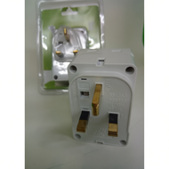3WAY ADAPTOR/ SIRIM 13A 3 WAY UNIVERSAL MULTI UK ADAPTOR ADAPTER PLUG SOCKET WITH NEON LIGHT