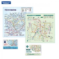 【日本東麗TORAY】台北＋東京捷運路網圖拭淨布 超值組合 總代理貨品質保證