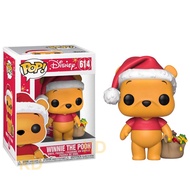 FUNKO POP Doll 614 DISNEY Christmas Series-WINNIE THE POOH WINNIE THE Joint Toy