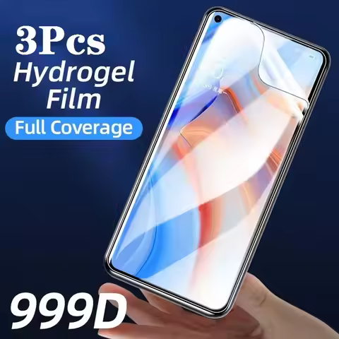 3Pcs Hydrogel Film For OPPO A11S A12 A15 A16 A16S A1k A32 2020 Full Cover Screen Protector