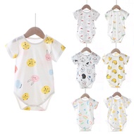 0-2yrs Baby Romper Cartoon Jumpsuit Newborn Infant Rompers Boy Cotton Piece Nightwear
