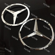 LF  90mm Car Sticker BADGE For Mercedes W203 W211 W204 W210 W124 W212 Cla W205 W202 W220 W213 3D Log