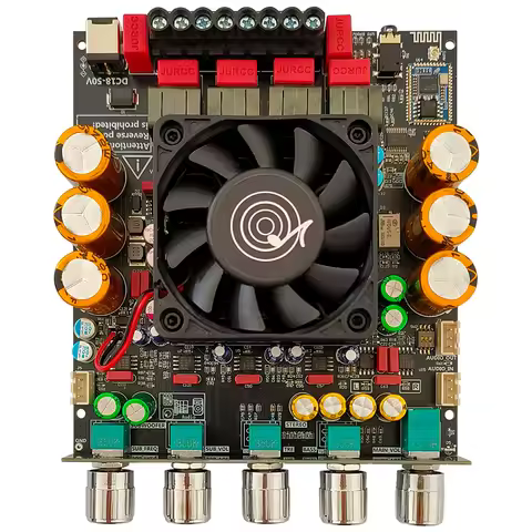 ZK-APTX3 Bt Amplifier Board 2.1 Channel 300W+300W+600W Amplifier Chip Tpa3255 Subwoofer Theater Audi