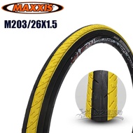 【COD】MAXXIS M203 MTBยางระเบิดเบาจักรยานยาง26 26*1.25 26*1.5 27.5*1.5พับครึ่งเนียนจักรยานเสือภูเขายาง