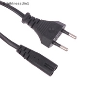 [Brightnessdin] 1Pc EU Power Cord EU AC Power Cable Figure 8 C7 To Euro Eu 2Pin AC Plug Power Cable 