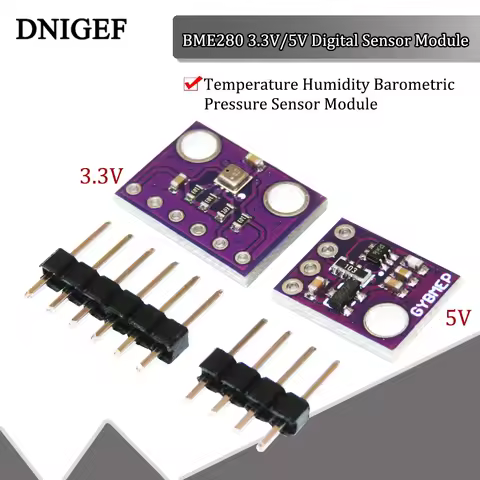 BME280 3.3V/5V Digital Sensor Module Temperature Humidity Barometric Pressure Sensor Module I2C SPI 