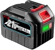 Compatible For Makita 18V B Series Power Tools Rechargeable 21V 6000/9000mAh Li-ion Battery(9.0Ah x1