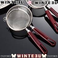 WINTE3U Food Strainer Colander, Stainless Steel Easy to Clean Matcha Sifter, Portable Small Rust-Pro