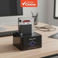 WAVLINK Dual Bay HDD Enclosure for 2.5/3.5 inch HDD/SSD with Clone Feature