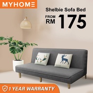NETHOME: Shelbie Durable 2 Seater Foldable Sofa Bed / Sofa Murah / Sofa / 1 YEAR WARRANTY