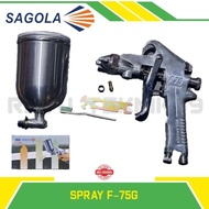 Spray Gun Sagola F75G Top Tube 400ML Spray Gun F75G Sagola