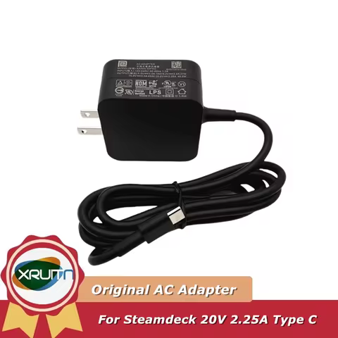 Original AA45A-59FKC 20V 2.25A 45W USB-C Type C AC Adapter Charger For Steam Deck Power Supply AA45A