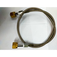 CO2 HEAVY DUTY INDUSTRIAL GAS TRANSFER  HOSE.STAINLESS STEEL 1METER
