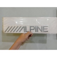 Alpine 12inchi Body Sticker Alpine Cermin Sticker Alpine Kereta Sticker Alpine Car Sticker