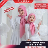 AIMARRA Tudung BAWAL IBU & ANAK sedondong Bawal Kids & Mother BAWAL Dewasa Bawal Budak