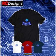 ❁Axie Infinity AXS Cryptocurrency T-shirt (Unisex-PolyCotton)