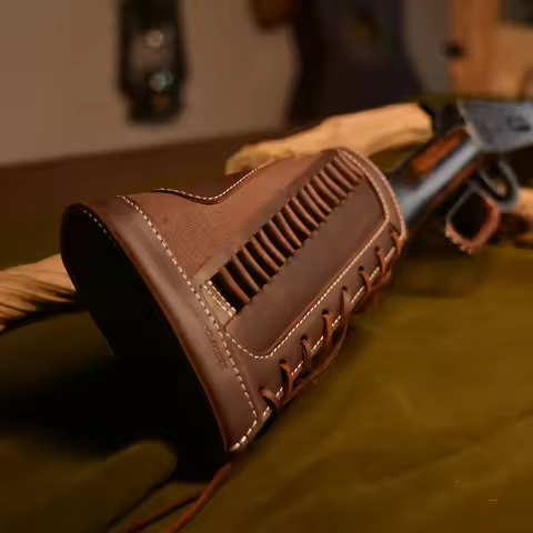 Tactical Hunting Rifle Cheek Rest Pad Gun Buttstock Holster Shell Holder for .308 45-70 .30-30 .357 