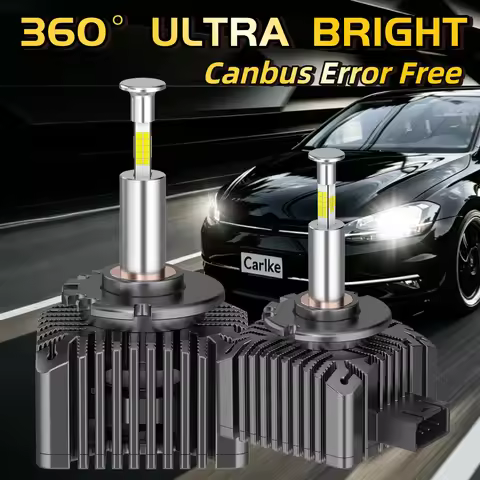 Carlke D1S D3S Led Bulbs Canbus 360 1:1 HID D2S D4S D5S D8S Car Lights Ultra Bright 12V 24V Motorcyc