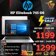 HP Elitebook 745 G6 AMD RYZEN 7 PRO / 8GB Ram / 256GB Ssd