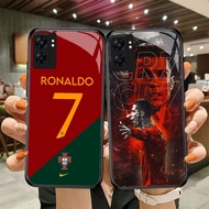 DF-33 CR7 Ronaldo TPU HD Glass Casing for OPPO A57 A77S A17 A36 A77 A57S A76 A96 Realme C30S C55 C33