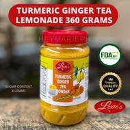 Lexie's Organic Turmeric Ginger Tea Powder with Lemonade for Cough and Colds 360 grams