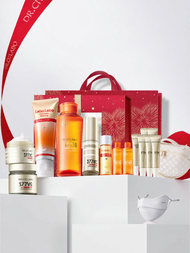 Dr. Ci:Labo | ครีมเอสเซนส์จุดขาว VC377 พร้อมคลีนเซอร์หน้า VC100