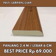 Plint Lantai Kayu / Plint PVC 6 cm / Plint PVC Board